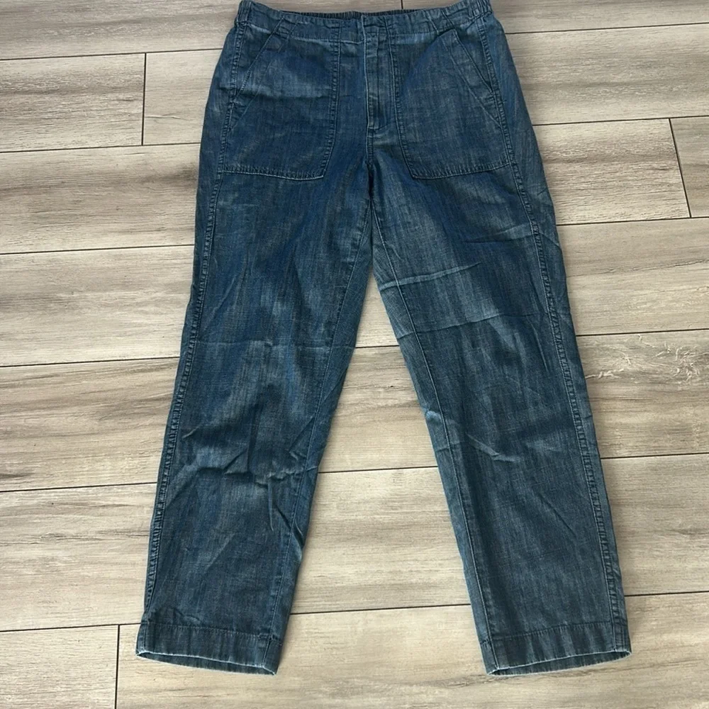 J. Crew cotton blend Denim Blue Casual Pants size 6
